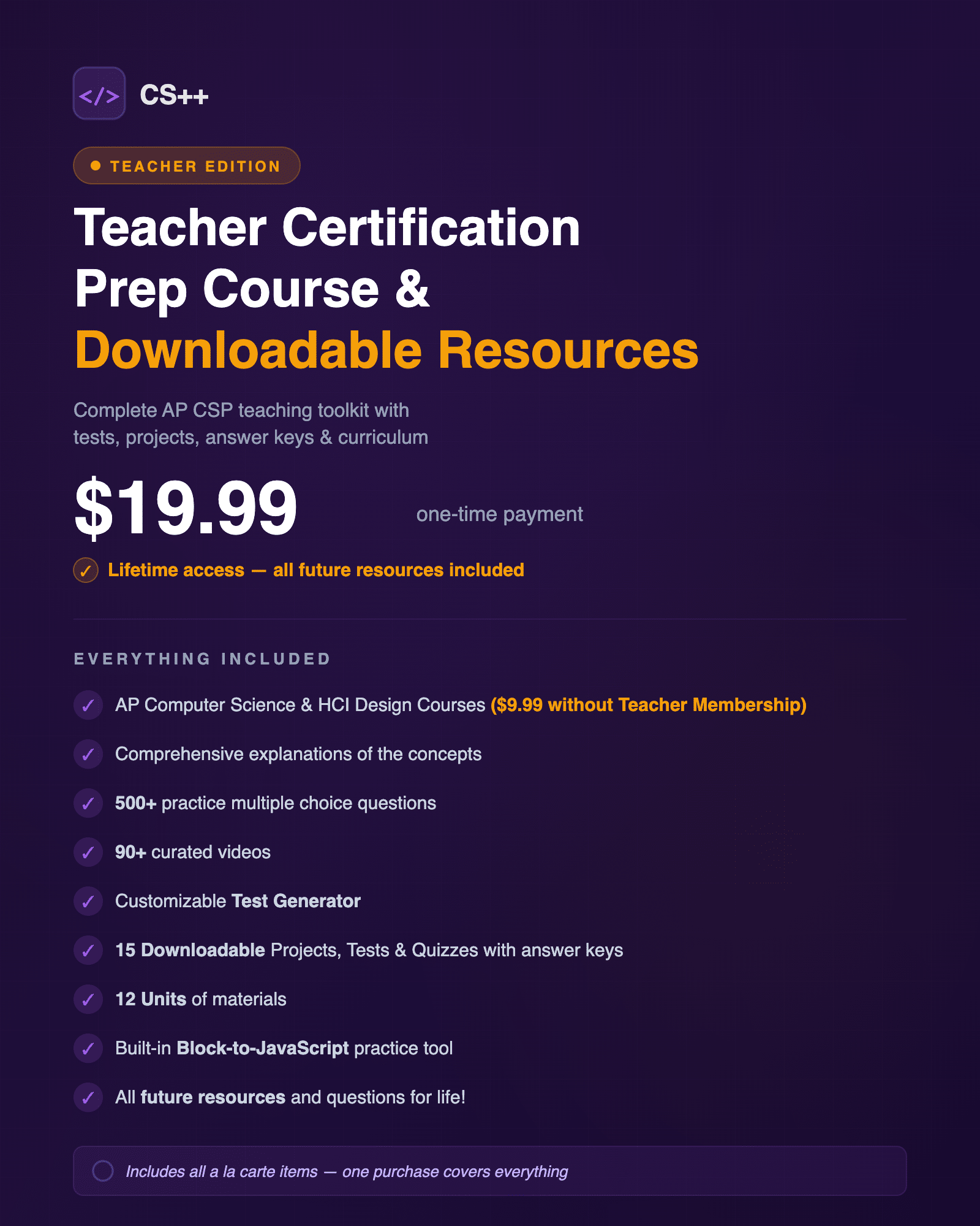 CS++ | Computer Science Education