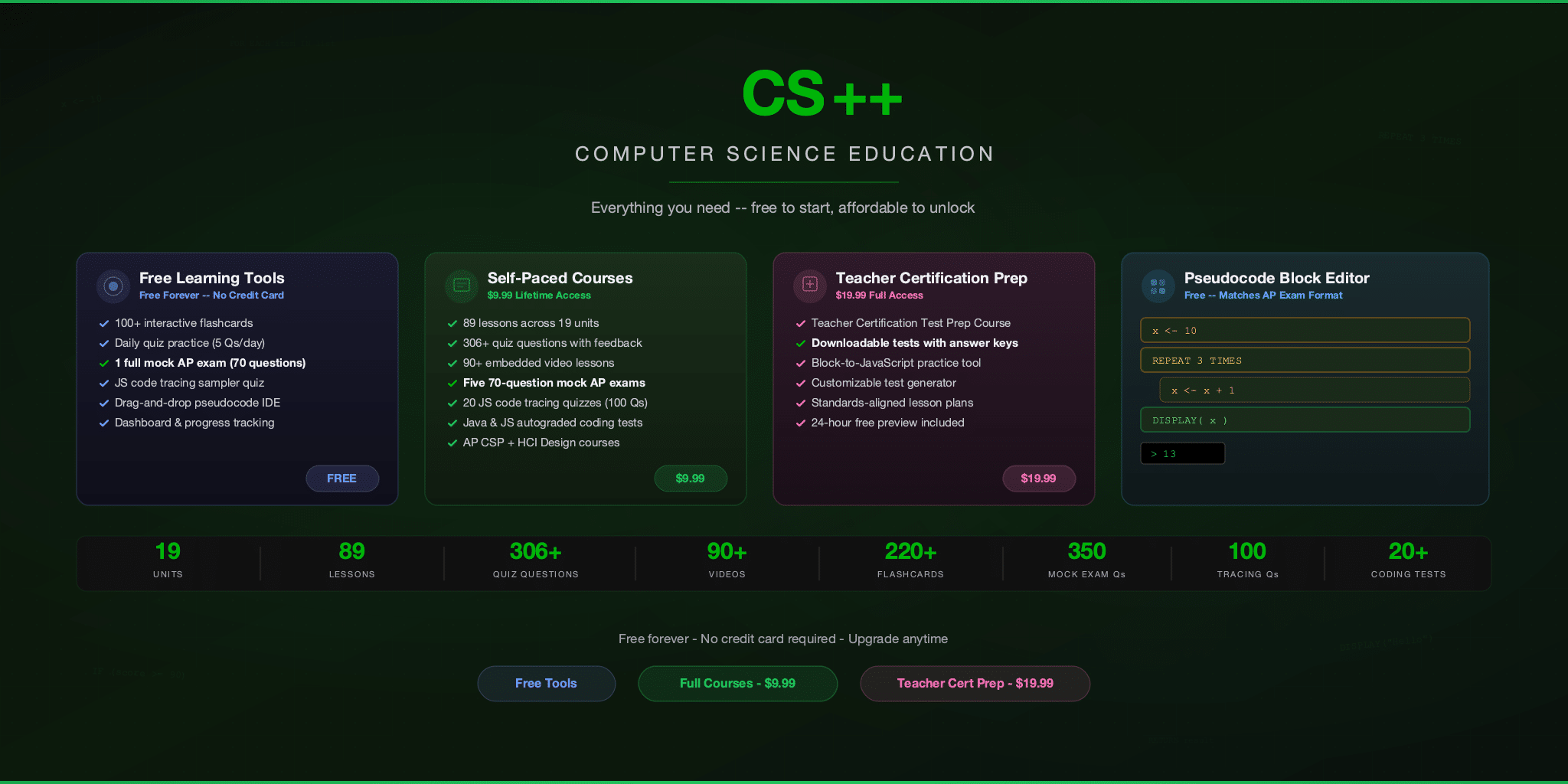 CS++ | Computer Science Education