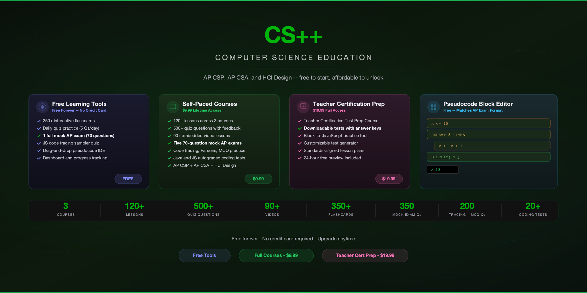 CS++ | Computer Science Education
